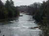 Looking up Whitefish Falls river in late Spring